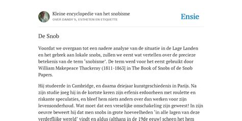 snob betekenis.
